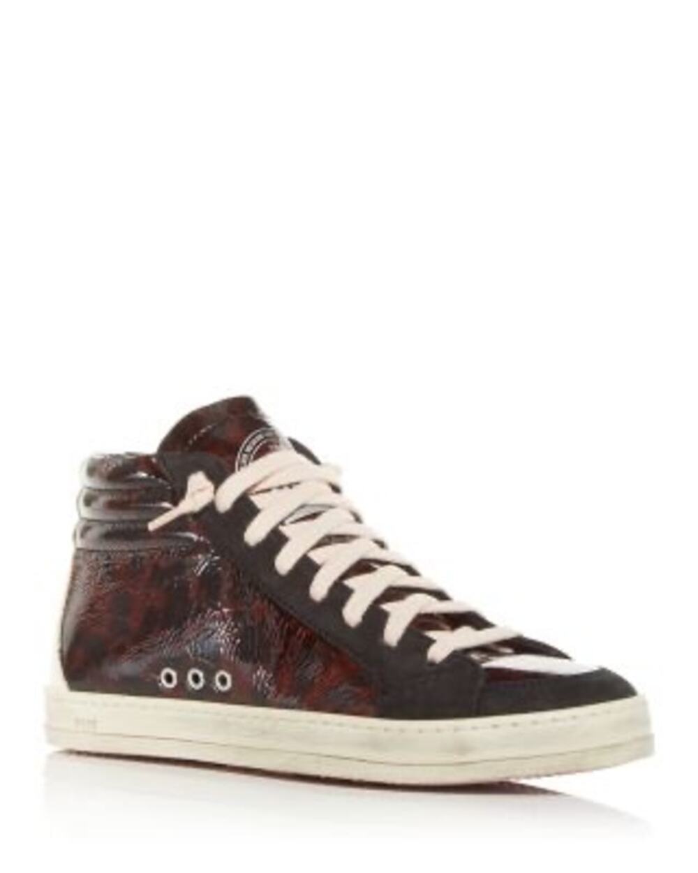 P448 Skate Tortoiseshell Print High Top Sneakers Street Style EU 36 US 6